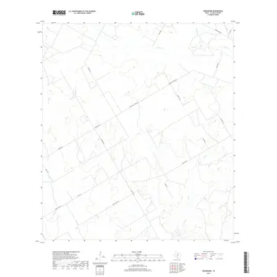 2019 Map of Woodward, 2019 Print