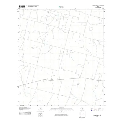 2010 Map of Woodward NE, 2010 Print