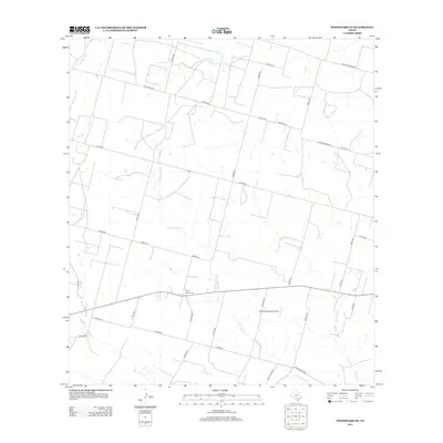 2013 Map of Woodward NE, 2013 Print