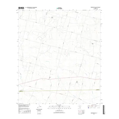 2016 Map of Woodward NE, 2016 Print