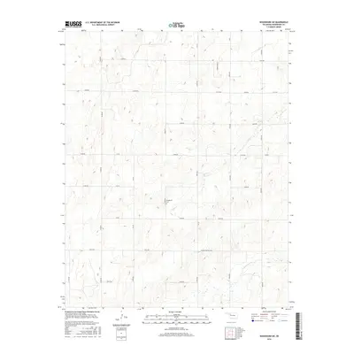 2016 Map of Woodward SW, 2016 Print