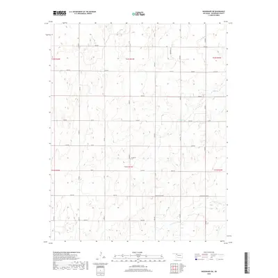 2018 Map of Woodward SW, 2018 Print