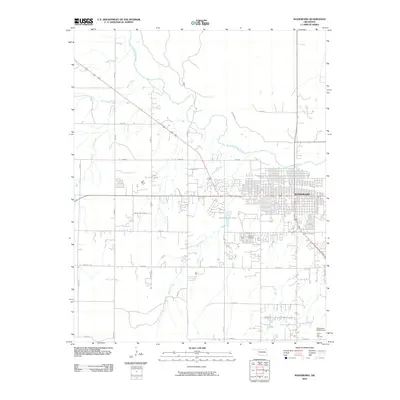 2010 Map of Woodward, 2010 Print