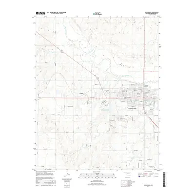 2016 Map of Woodward, 2016 Print