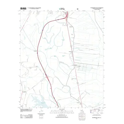 2012 Map of Woodworth East, 2012 Print