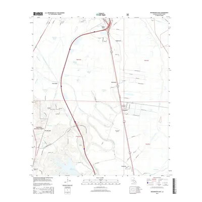 2015 Map of Woodworth East, 2015 Print