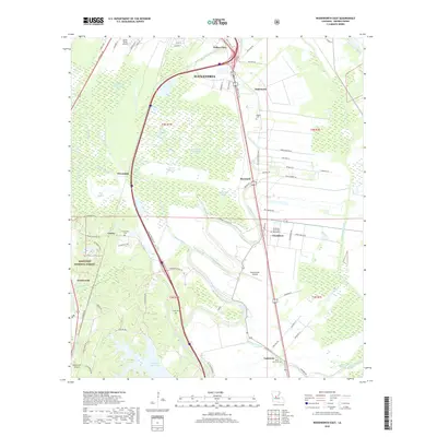 2018 Map of Woodworth East, 2018 Print
