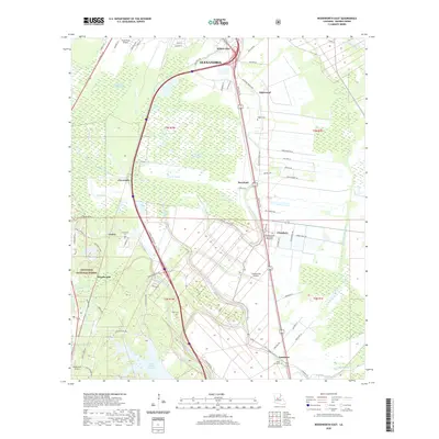 2020 Map of Woodworth East, 2020 Print