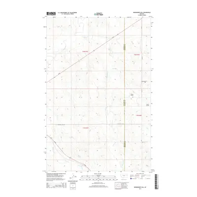 2014 Map of Woodworth Hill, 2014 Print