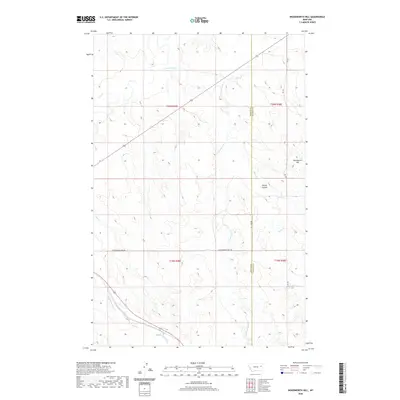 2020 Map of Woodworth Hill, 2020 Print