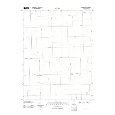 2012 Map of Woodworth, 2012 Print