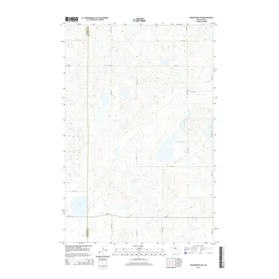 2014 Map of Woodworth NW, 2014 Print
