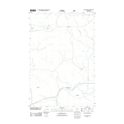 2011 Map of Woodworth, 2011 Print