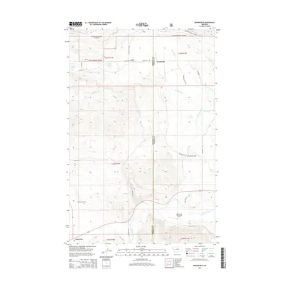 2014 Map of Woodworth, 2014 Print