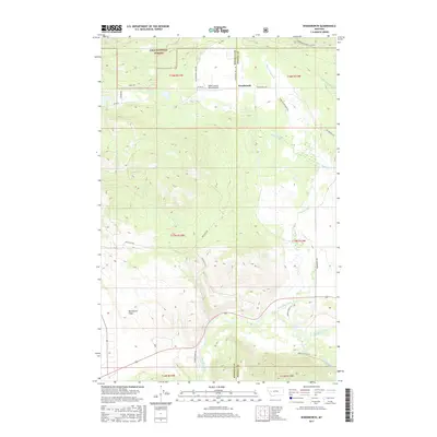 2017 Map of Woodworth, 2017 Print