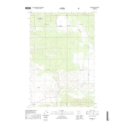 2020 Map of Woodworth, 2020 Print