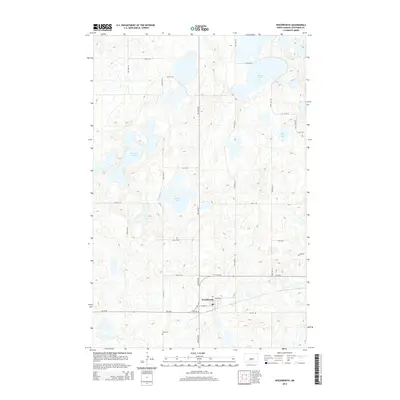 2014 Map of Woodworth, 2014 Print