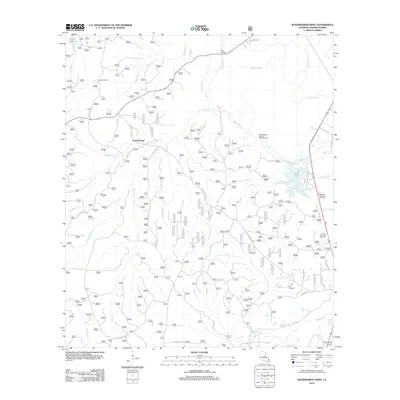 2012 Map of Woodworth West, 2012 Print
