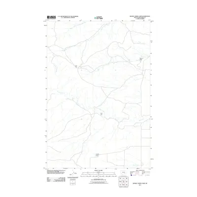 2011 Map of Woody Creek Camp, 2011 Print