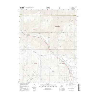 2016 Map of Woody Creek, 2016 Print
