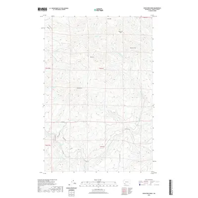 2020 Map of Woolford Creek, 2020 Print