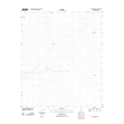2011 Map of Woolsey Peak, 2011 Print