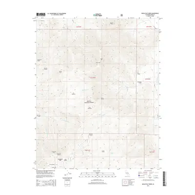2015 Map of Woolstalf Creek, 2015 Print