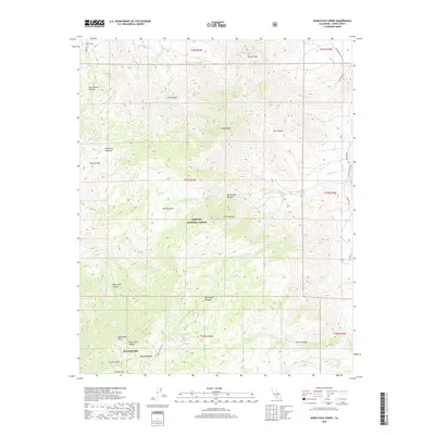 2018 Map of Woolstalf Creek, 2018 Print