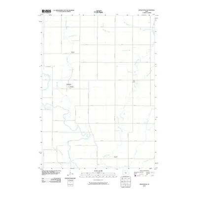 2010 Map of Woolstock, 2010 Print