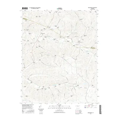 2016 Map of Woolworth, 2016 Print