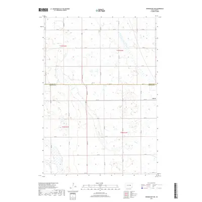 2017 Map of Woonsocket NW, 2017 Print