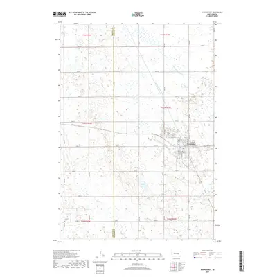 2017 Map of Woonsocket, 2017 Print