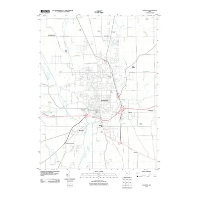 2010 Map of Wooster, 2010 Print
