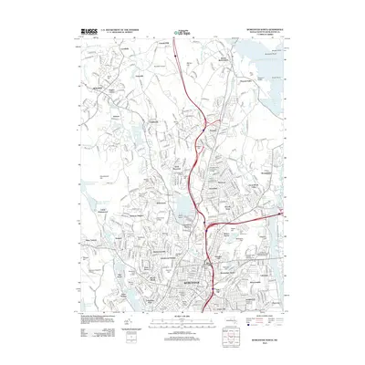 2012 Map of Worcester North, 2012 Print