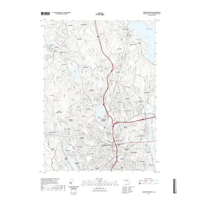 2021 Map of Worcester North, 2021 Print