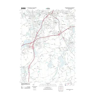 2012 Map of Worcester South, 2012 Print