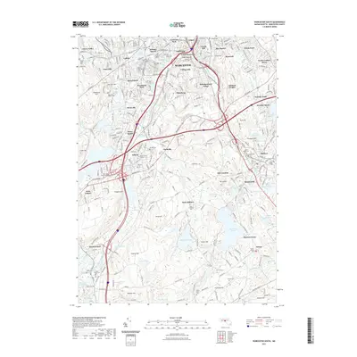 2021 Map of Worcester South, 2021 Print