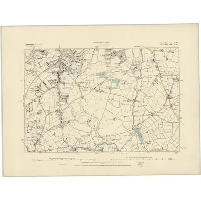 1883 Map of Worcestershire XI.NW