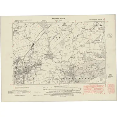 1938 Map of Worcestershire XL.NW, 1948 Print
