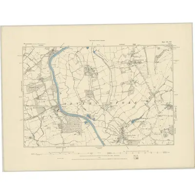 1884 Map of Worcestershire XL.SE