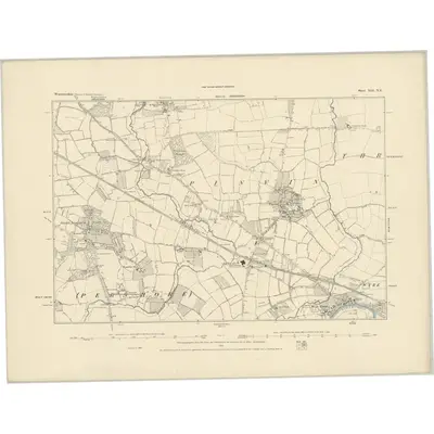 1884 Map of Worcestershire XLI.NE