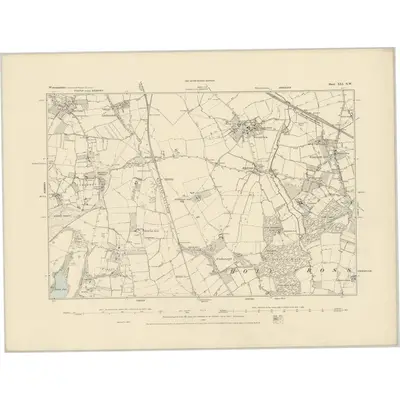 1884 Map of Worcestershire XLI.NW