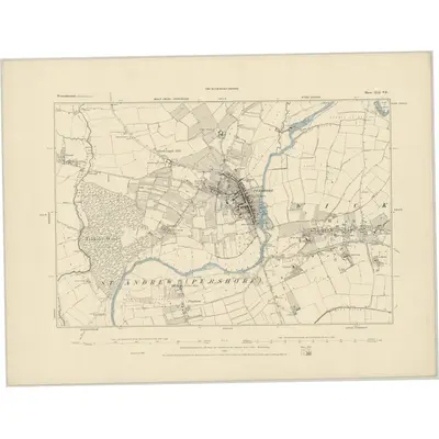 1884 Map of Worcestershire XLI.SE