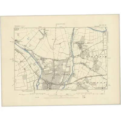 1885 Map of Worcestershire XLII.SE