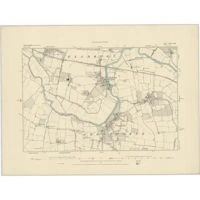 1884 Map of Worcestershire XLII.SW