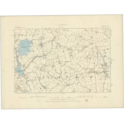 1883 Map of Worcestershire XVI.NE