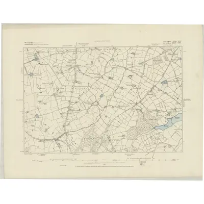 1883 Map of Worcestershire XVII.NW
