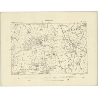 1883 Map of Worcestershire XXI.NE
