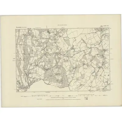 1884 Map of Worcestershire XXXI.SE