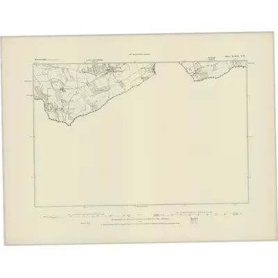 1884 Map of Worcestershire XXXIX.NW